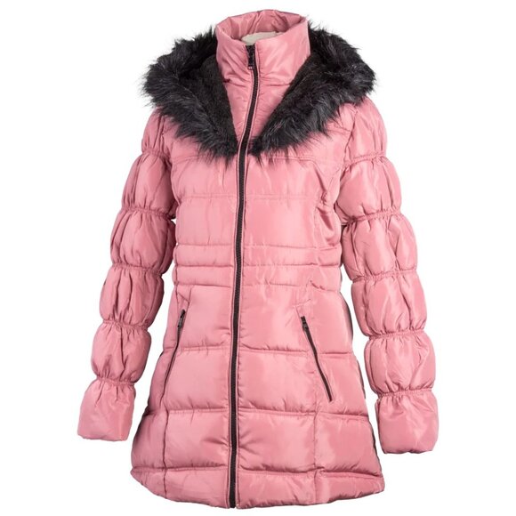 Celsius Mid-Length Hooded Puffer Coat - Picture 1 of 1